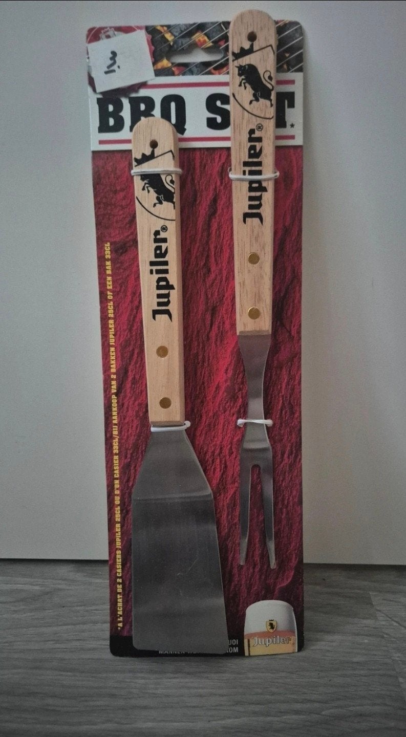 Jupiler BBQ Set - Spatel en Vork, Ophalen of Verzenden, Nieuw, Jupiler