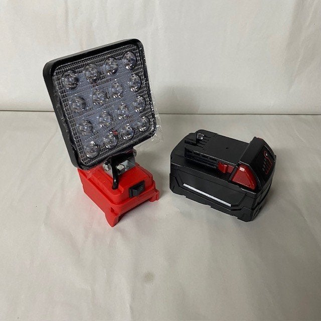 Led lamp met accu m18 En Past op de Milwaukee lijn m18, Verzenden, Nieuw, Minder dan 50 watt, Lamp