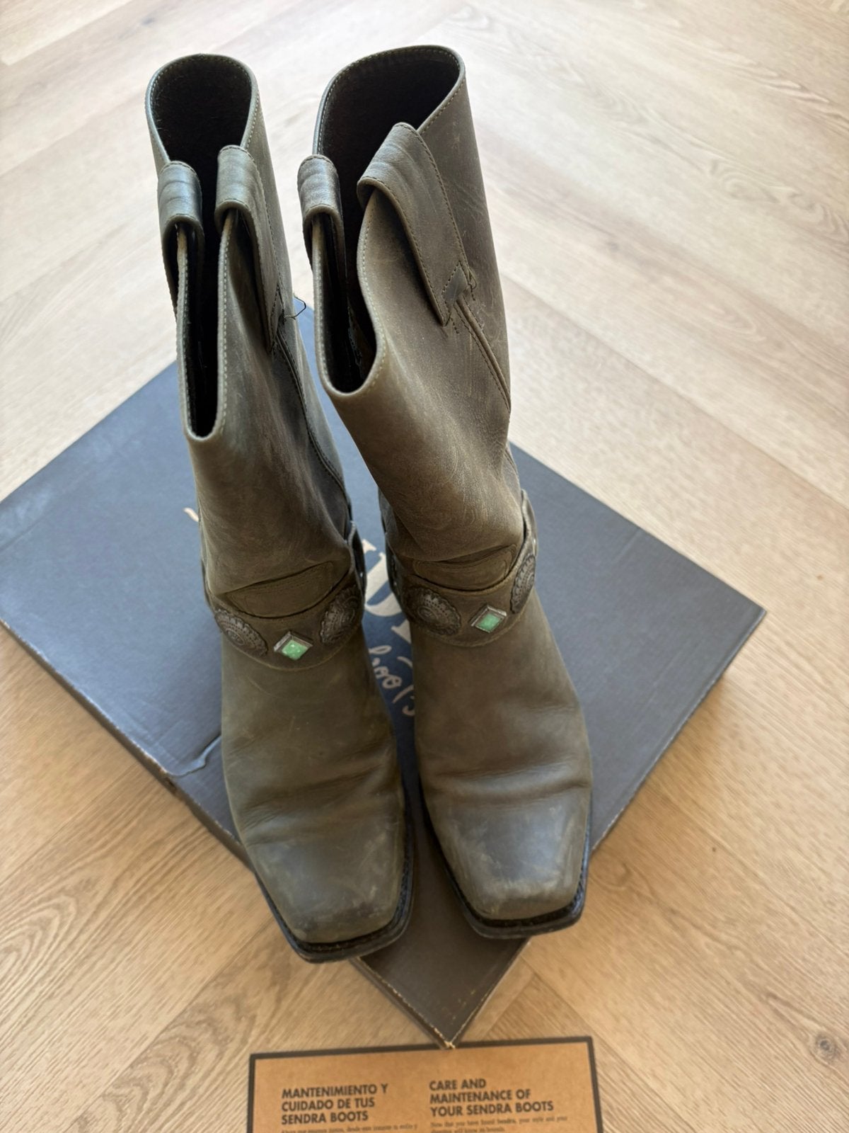 Olijfgroen sendra boots maat 41, Kleding | Dames, Schoenen, Ophalen of Verzenden, Zo goed als nieuw, Groen