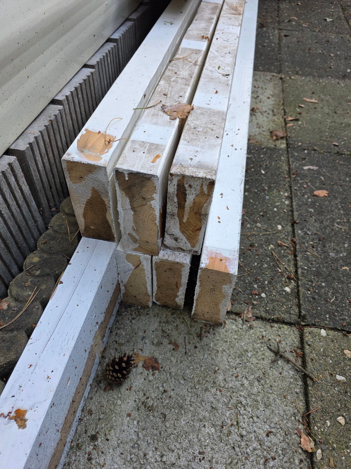 Houten  balken 16x6x3.00, Tuin en Terras, Palen, Balken en Planken, Ophalen of Verzenden, 250 cm of meer, Balken