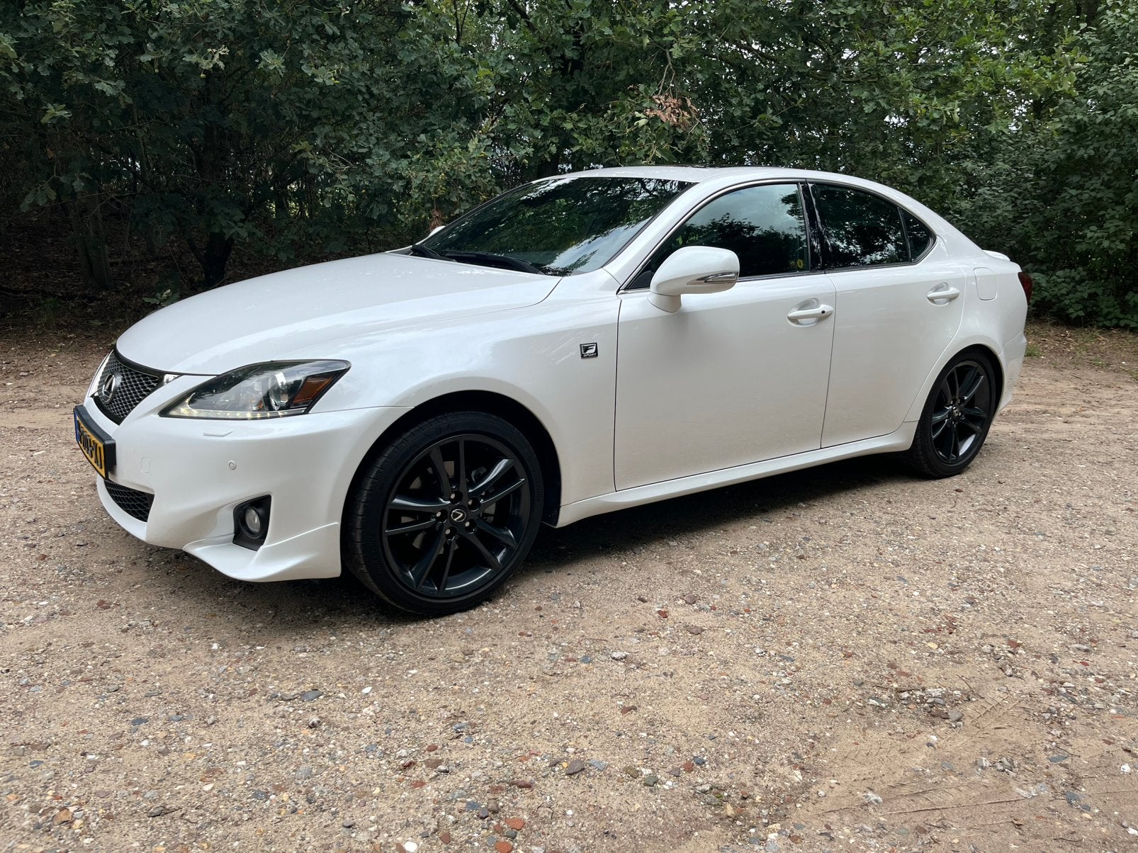 ️Uniek!  Lexus IS250 F-sport Liefhebbers auto!, Auto's, Achterwielaandrijving, Zwart, 1505 kg, Wit