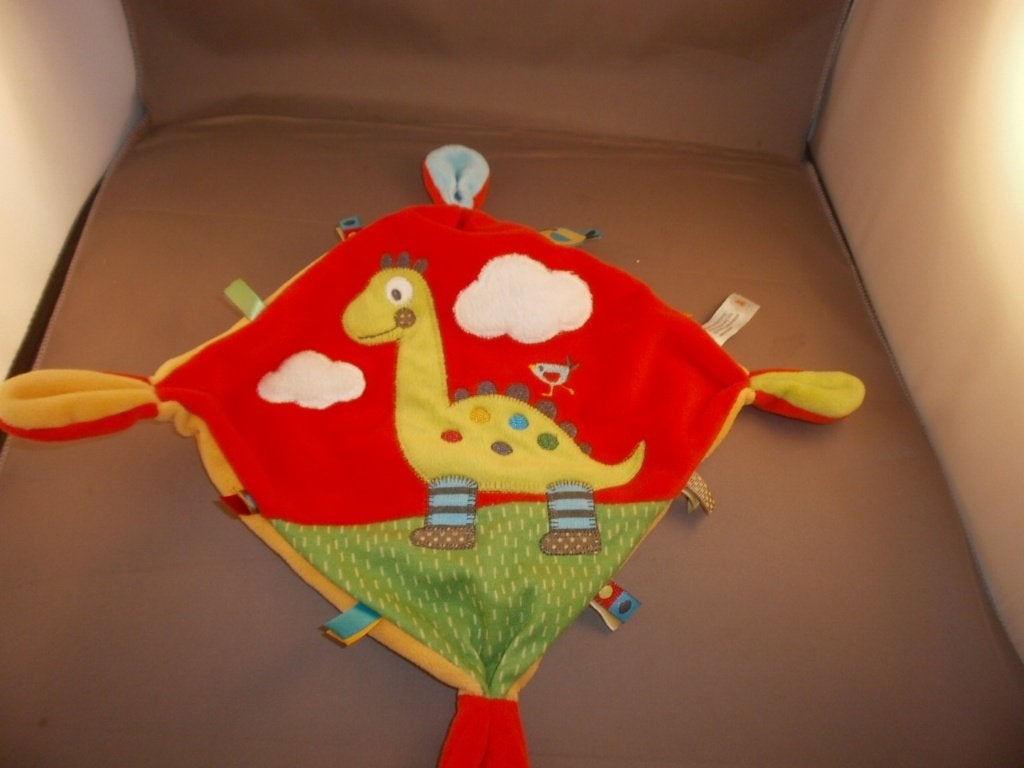 nicotoy Simba toys dino/draak doekje rood groen geel 4, Nieuw, Ophalen of Verzenden, Wasbaar, Middelgroot (20 tot 80 cm)