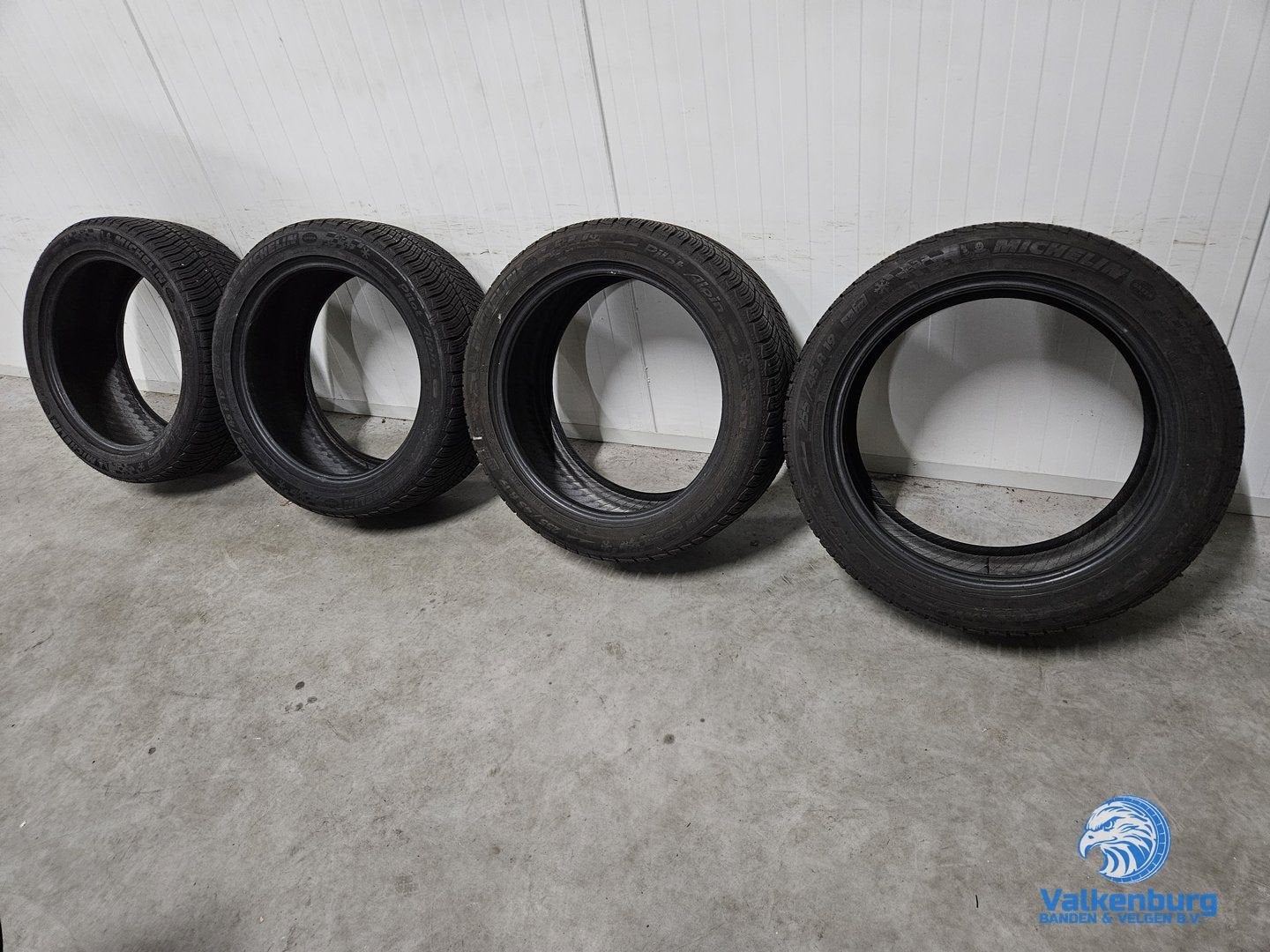 6-7mm! Winterbanden 255/45R19 Michelin Pilot Alpin, 19 inch, Gebruikt, 255 mm, -