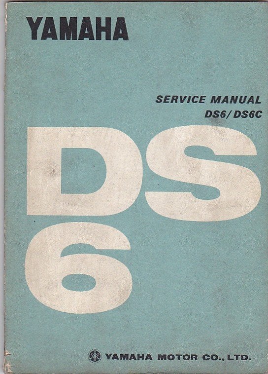 Yamaha DS6 DS6C service manual, Motoren, Verzenden, Yamaha