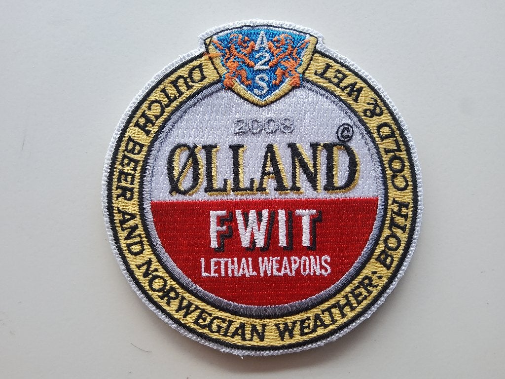 KLu RNLAF FWIT 2008 - NORWAY PHASE PATCH, Verzenden, Zo goed als nieuw, Patch, Badge of Embleem