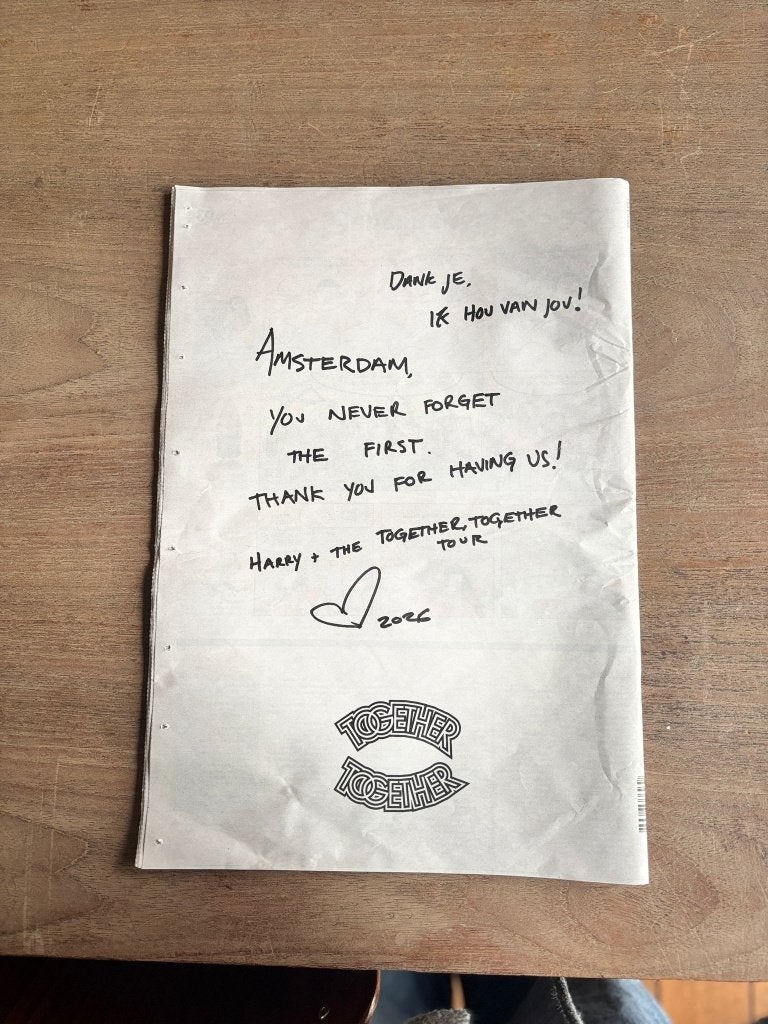 Harry Styles in het Parool, Ophalen of Verzenden, Nieuw, Muziek, Film of Tv
