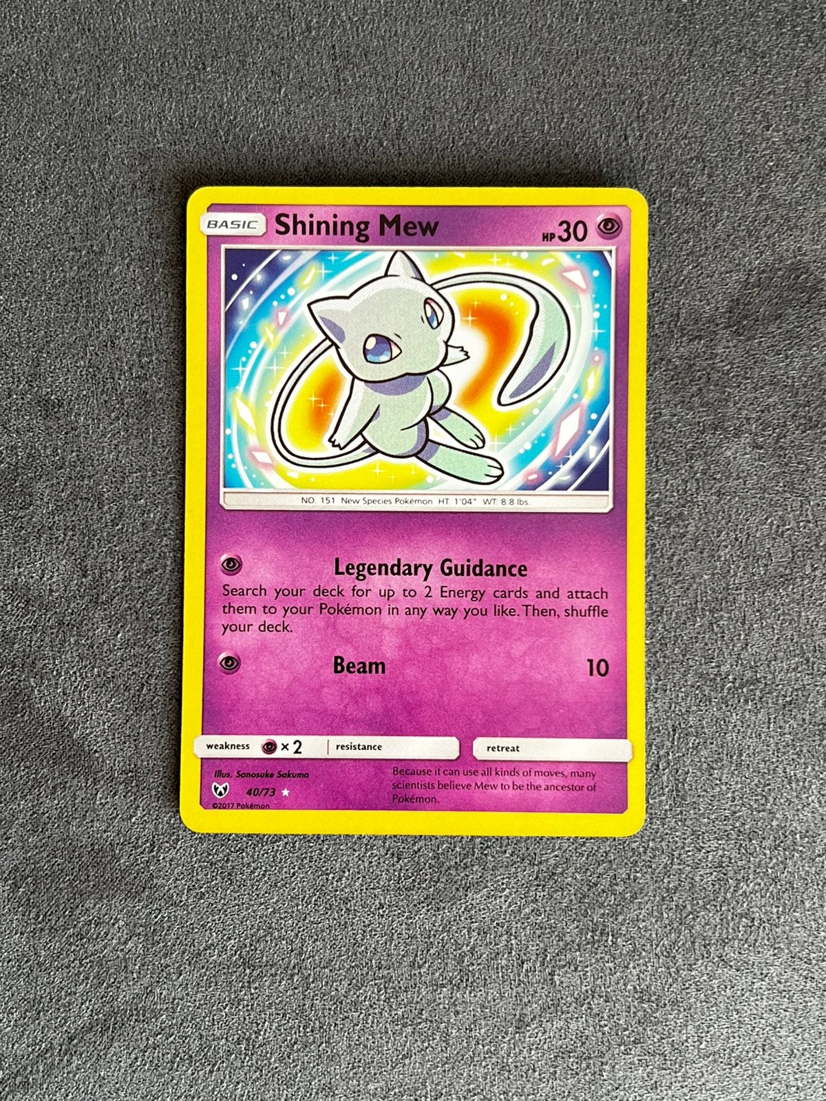 Mint Shining Mew 40 Legendery Treassure, Hobby en Vrije tijd, Ophalen of Verzenden, Zo goed als nieuw