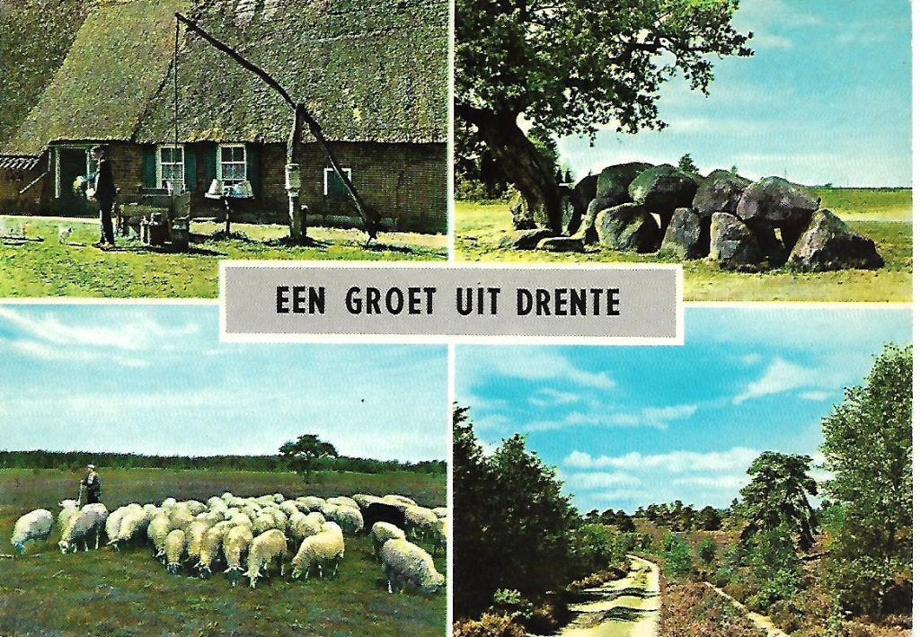 Drenthe- -4-luik., Ophalen of Verzenden, 1980 tot heden, Gelopen, Drenthe