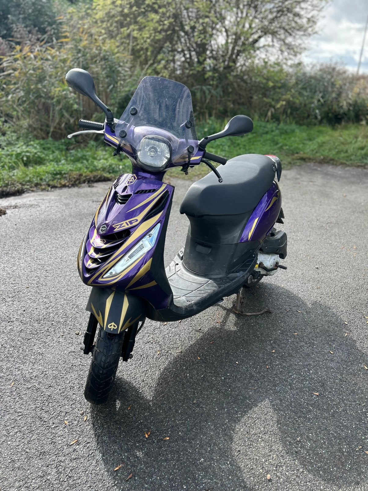 !BROM! Piaggio Zip 4T 50cc – 2010 – 9.500 km, Ophalen of Verzenden, Zo goed als nieuw, Benzine, Piaggio