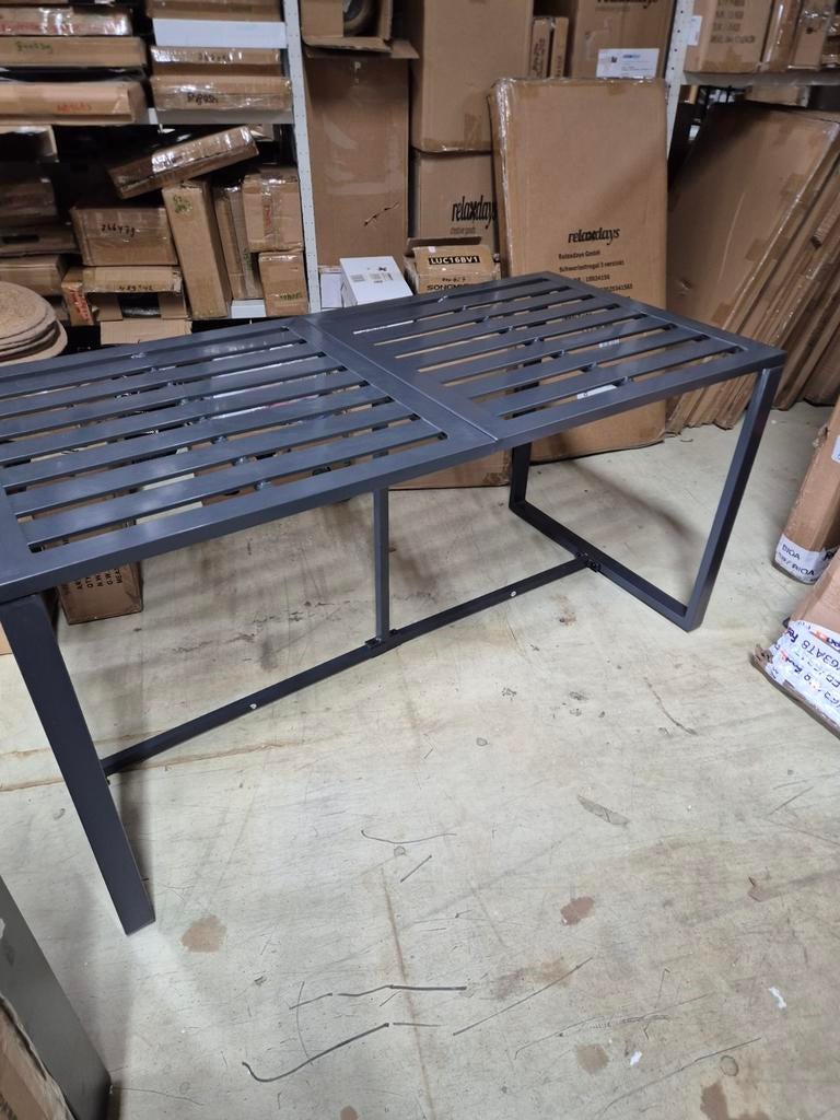 Aluminium Tuintafel - Nieuwstaat - 120x60x60 cm, Ophalen of Verzenden