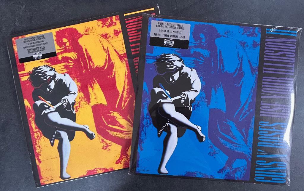 GUNS 'N ROSES - Use your illusion I & II ( 2x 2LP; MINT ), Cd's en Dvd's, Vinyl | Hardrock en Metal, 1990 - 1999, Ophalen of Verzenden