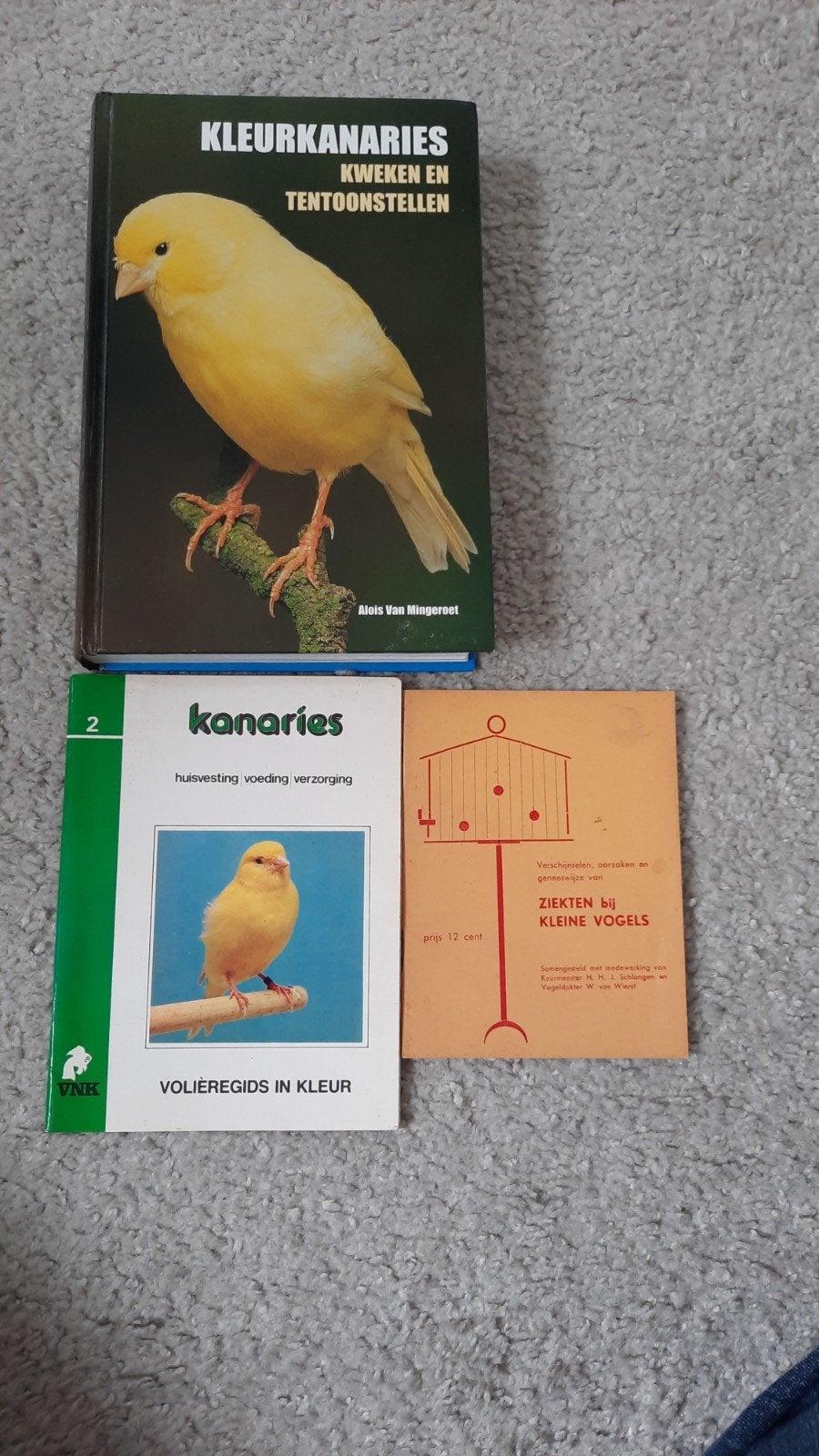 3 BOEKEN OVER KANIERS EN VERZORING, Meerdere dieren, Kleurkanarie