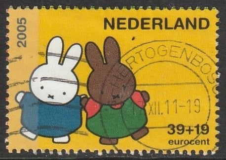 Nederland 2005 2370e Kind, Nijntje, Gest Den Bosch, Ophalen of Verzenden, Na 1940, Gestempeld