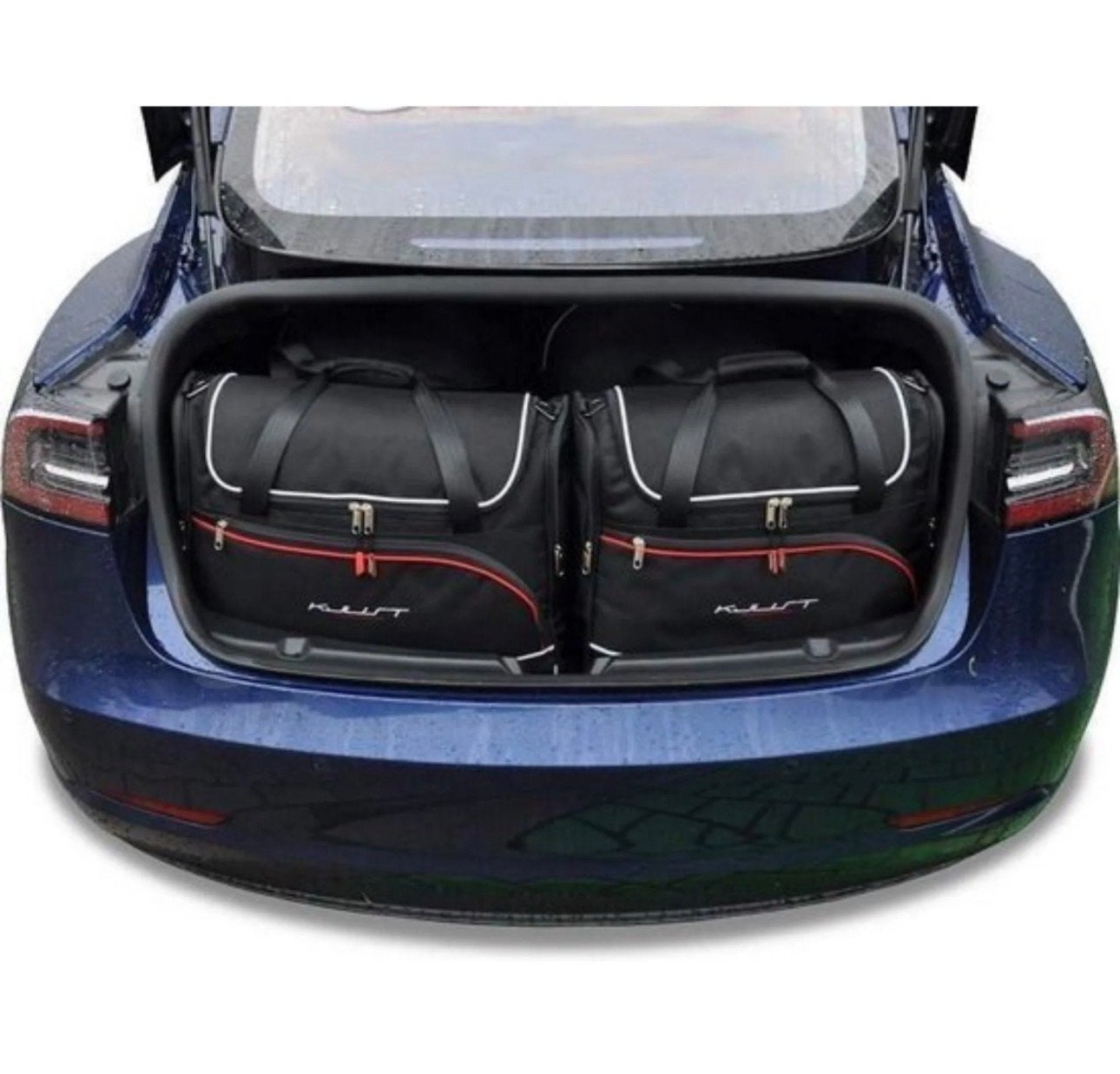 Tesla Model 3 Tassenset - 5 stuks voor optimale ruimte, Auto diversen, Auto-accessoires, Ophalen of Verzenden, Zo goed als nieuw