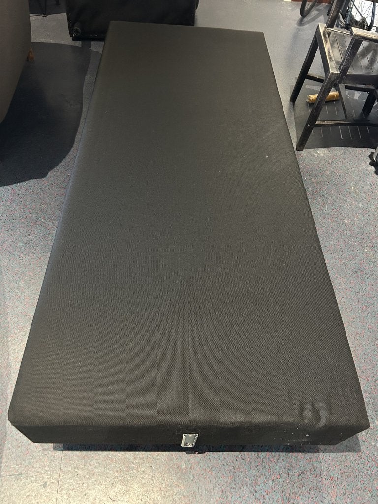 Boxspring met hoofdbord, Ophalen, 90 cm, Tweepersoons, Zo goed als nieuw