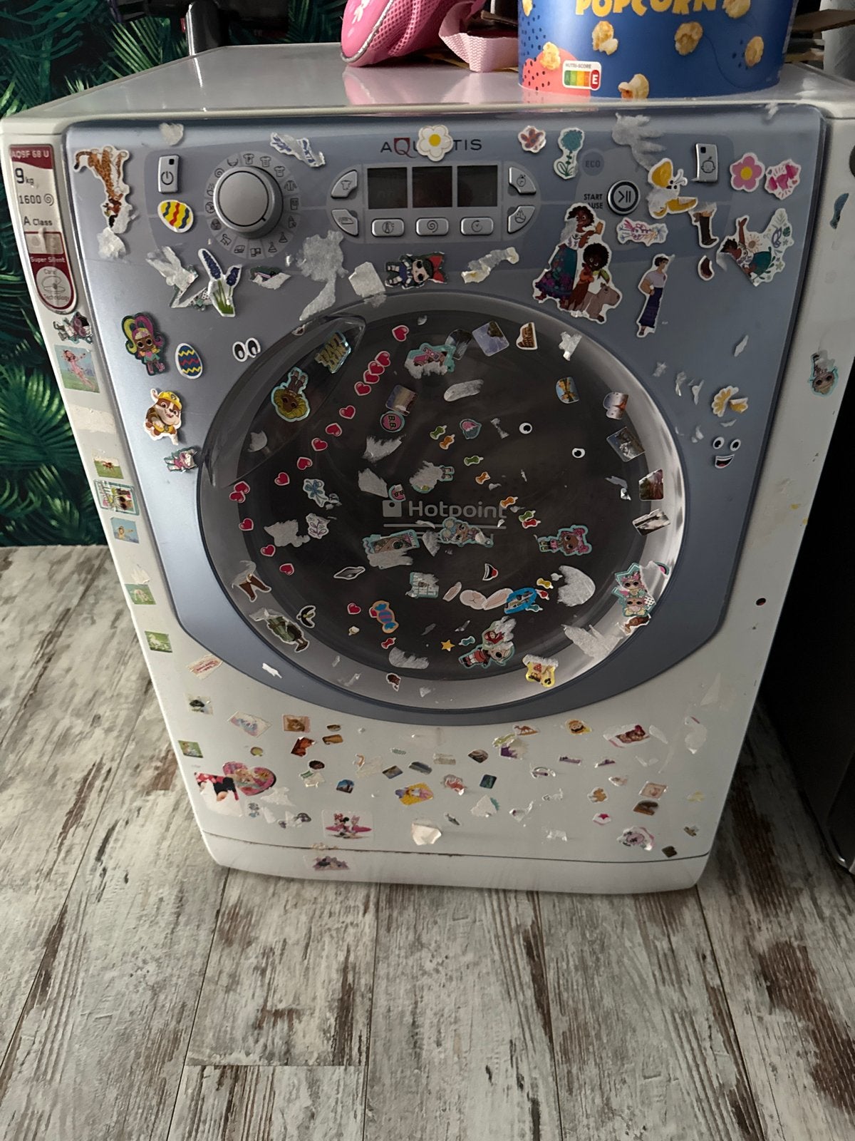 Gratis Hotpoint wasmachine - werkt, voor onderdelen/sloop, Witgoed en Apparatuur, Ophalen, Gebruikt, 8 tot 10 kg, 1600 toeren of meer