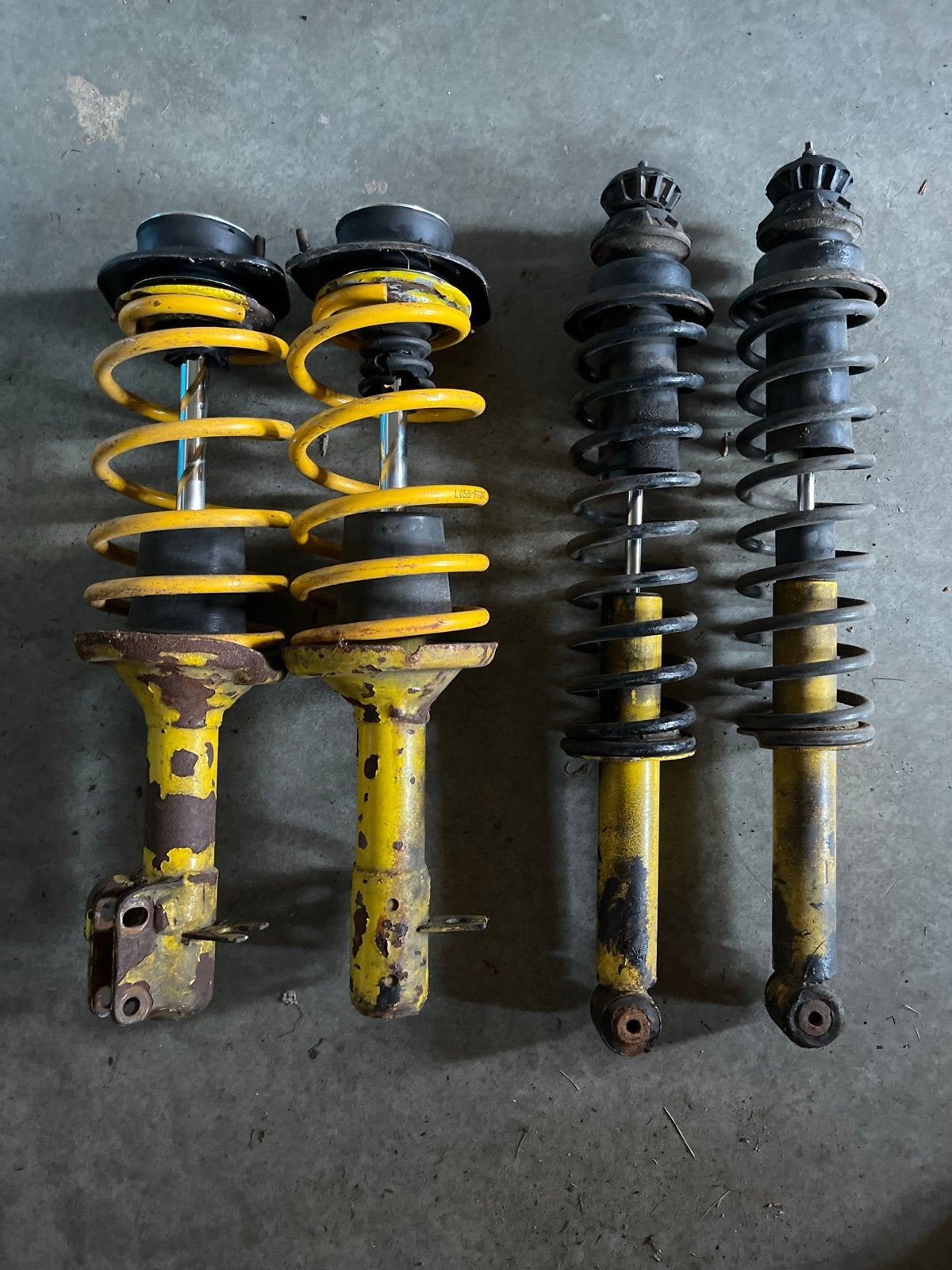 Schokdempers en veren set VW Golf mk1koni, Ophalen, Gebruikt, Volkswagen