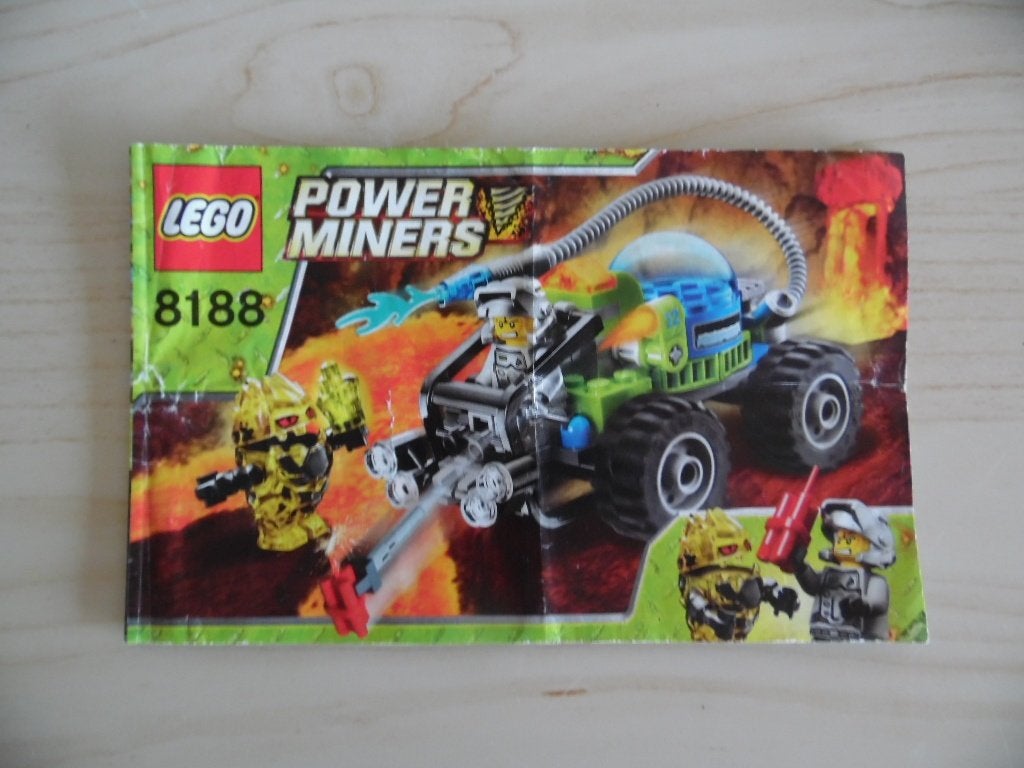 Lego Power Miners 8188 Cinder Cone met instructies, Compleet, Gebruikt, Overige thema's, Lego