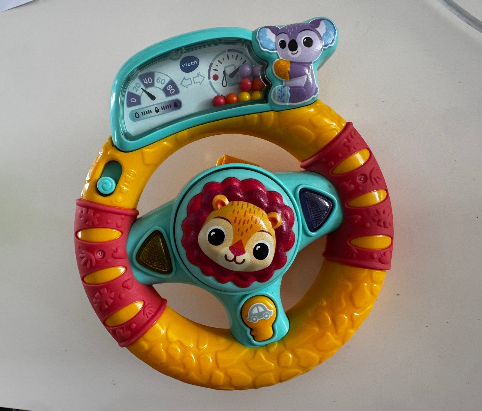 VTech dierenvriendjes toeter en draai stuur Z.G.A.N, Ophalen, Zo goed als nieuw, 6 maanden tot 2 jaar