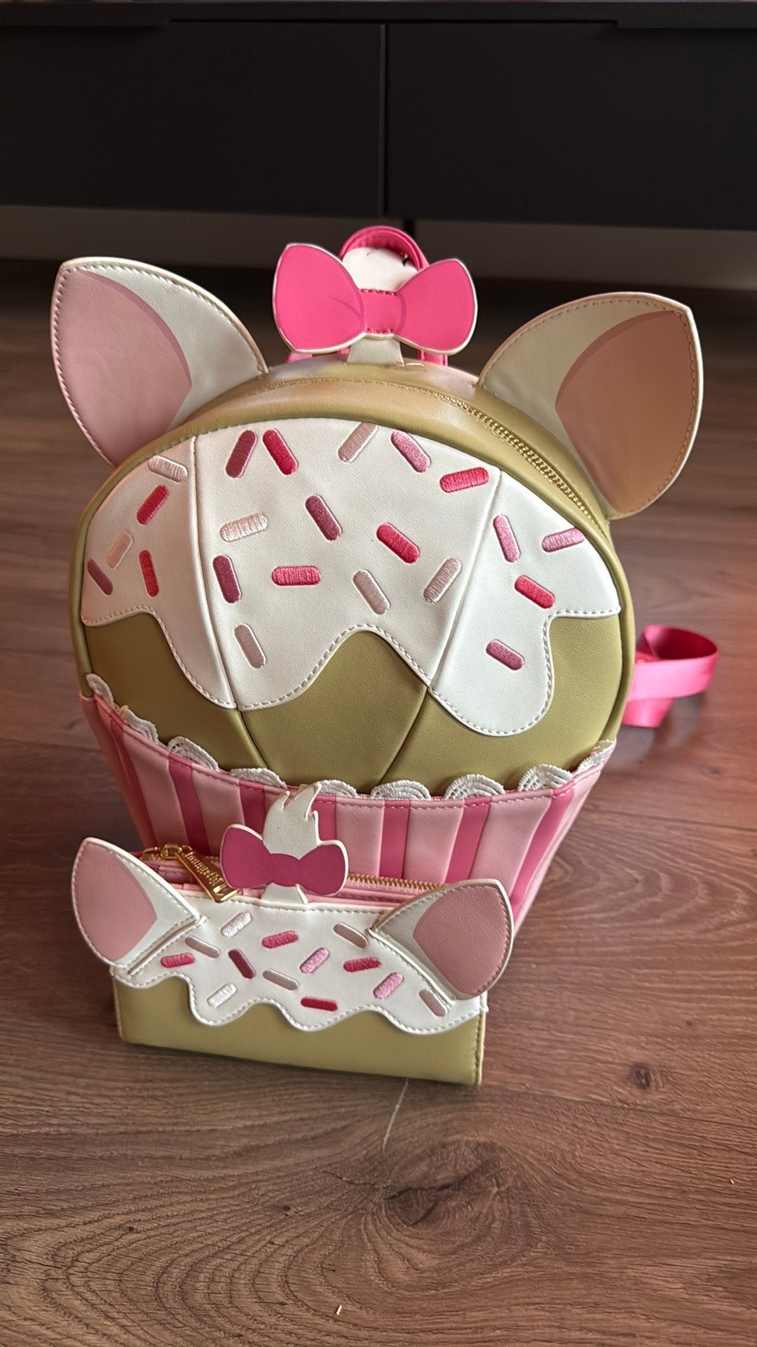 Disney Loungefly set (Marie), Ophalen, Zo goed als nieuw, Overige kleuren, Handtas