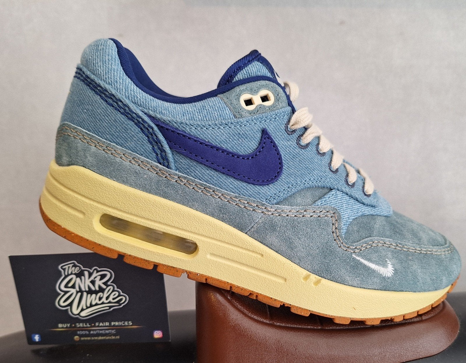 Nike air max 1 - dirty denim, 5431NV, Nike air max, Overige kleuren, Ophalen of Verzenden