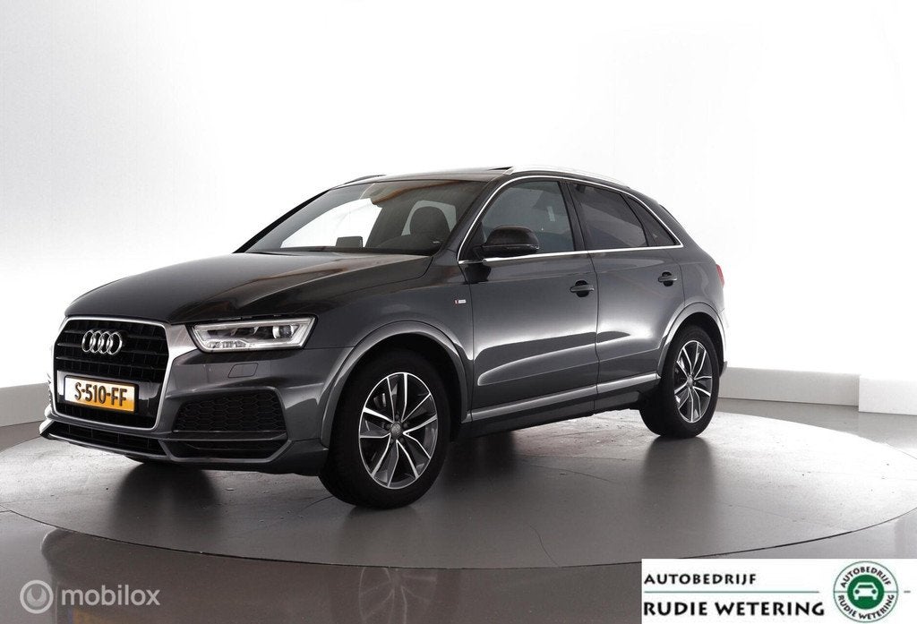 Audi Q3 1.4 TFSI CoD Sport S Line Edition trekhaak|pano|leer, 1380 kg, 4 cilinders, SUV of Terreinwagen, 17 km/l