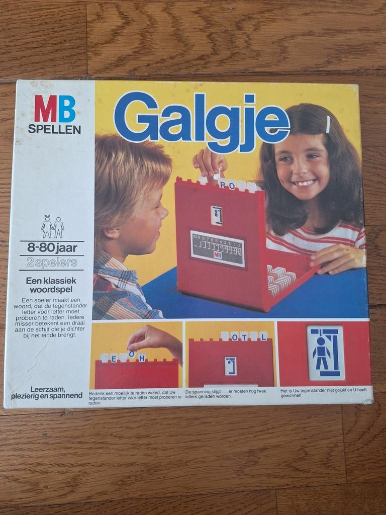MB Spellen Galgje - Klassiek Woordspel, Een of twee spelers, Ophalen of Verzenden, Gebruikt, MB Spellen
