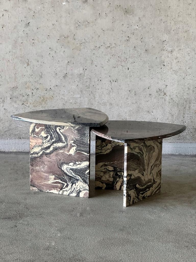 Vintage marmeren mimiset / salontafels, Antiek en Kunst, Ophalen