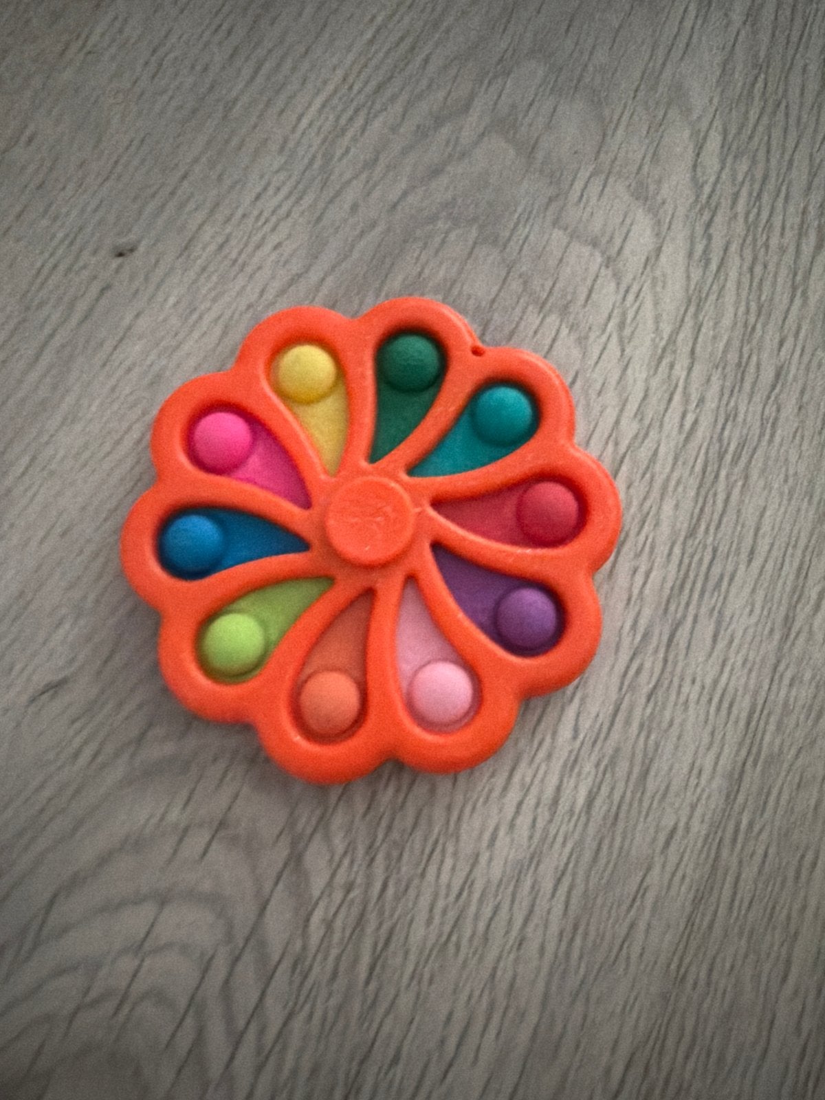 Kleurrijke Pop It Fidget Speelgoed Bloem Vorm, Ophalen of Verzenden, Gebruikt, Jongen of Meisje