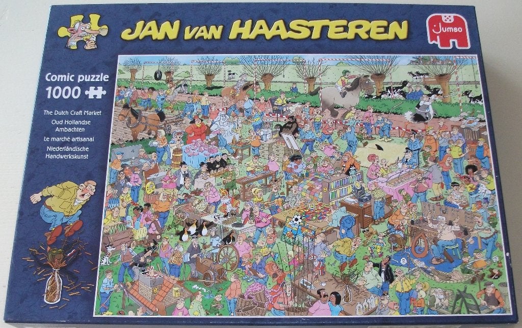 Puzzel *** OUD HOLLANDSE AMBACHTEN *** Jan van Haasteren, Hobby en Vrije tijd, Denksport en Puzzels, Ophalen of Verzenden, 500 t/m 1500 stukjes