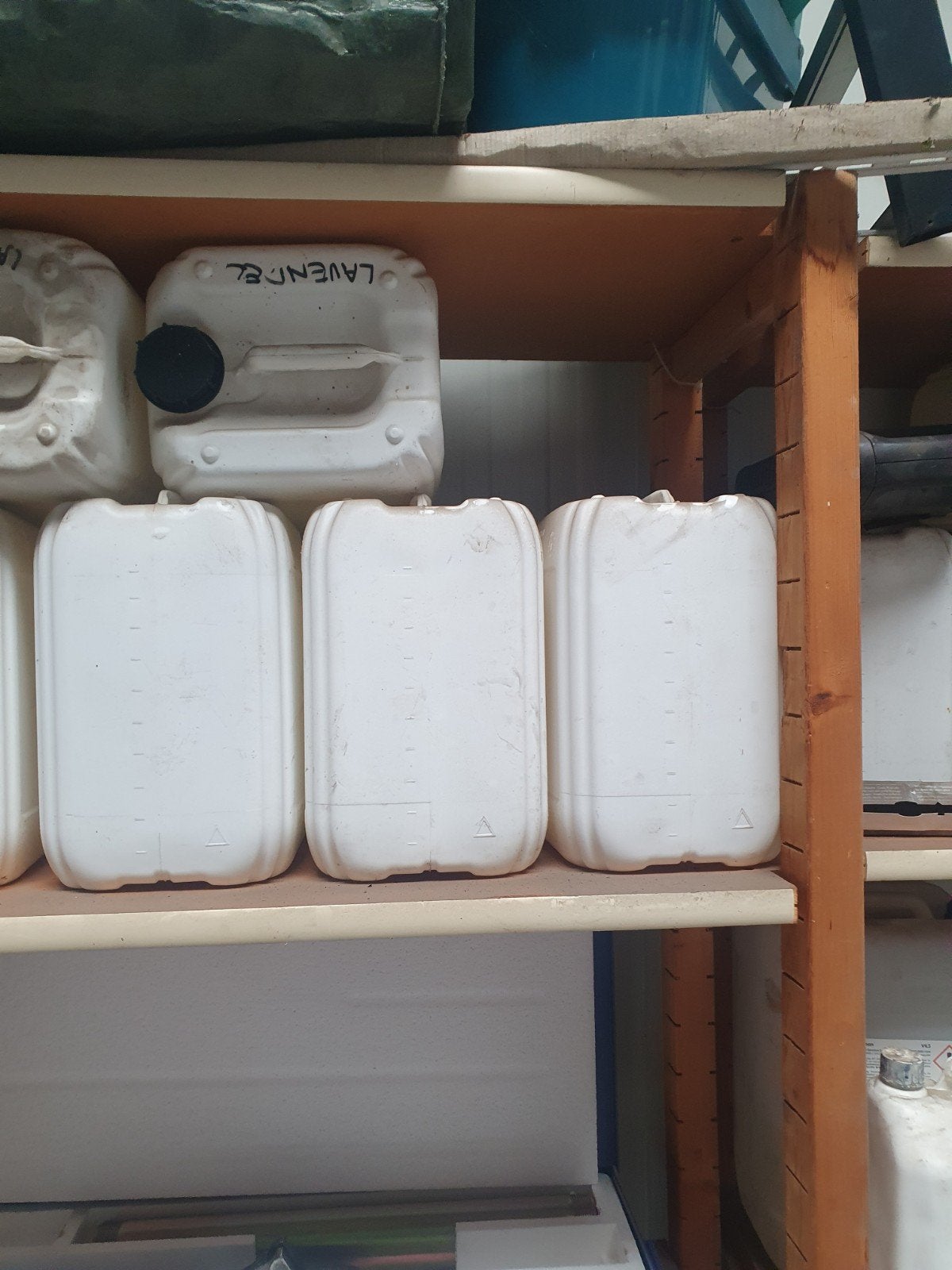 lege cans 5 en 10 liter, heeft wasmiddel in gezeten, Minder dan 75 liter, Ophalen of Verzenden