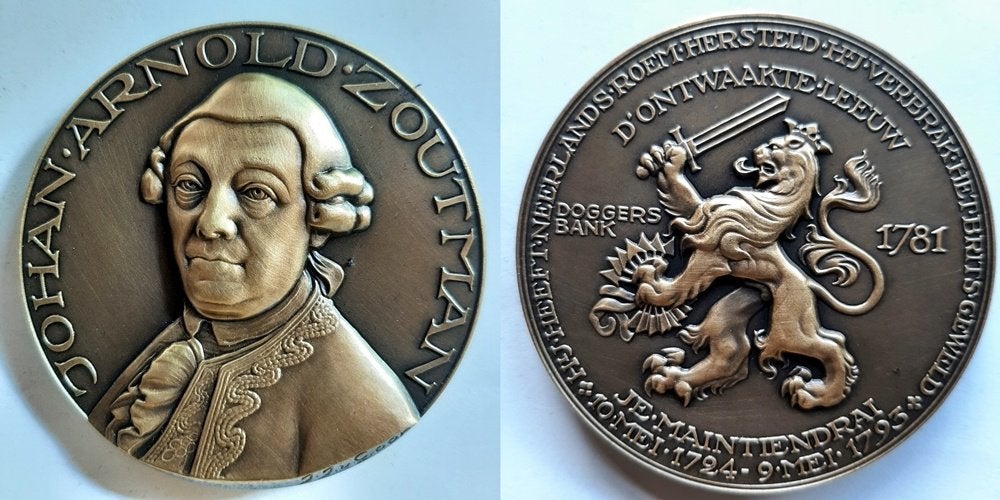 Grote penning Zoutman, Verzenden, Brons, Nederland