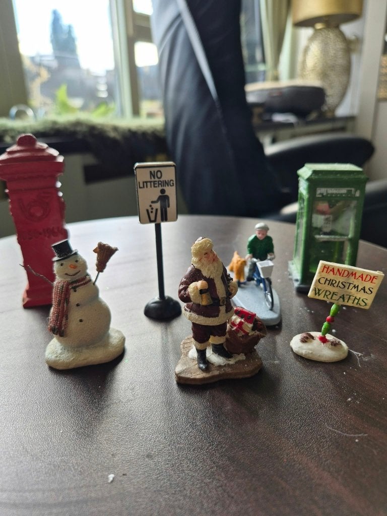 kerstdorp diversen, Ophalen, Gebruikt
