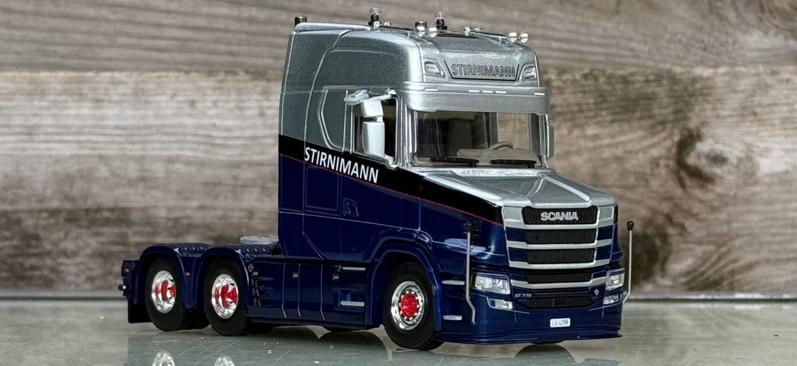 WSI Scania Vlastuin Torpedo 6x2 with 2-axle, Ophalen of Verzenden, Zo goed als nieuw, Bus of Vrachtwagen, Wsi