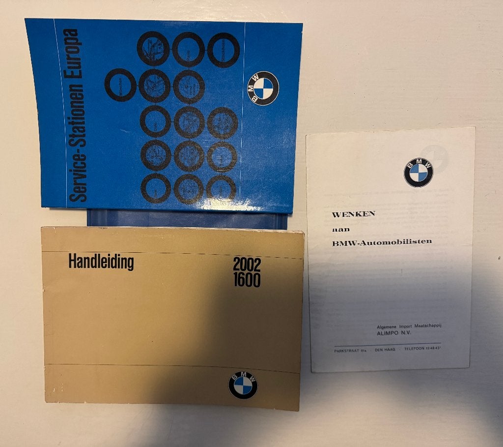 BMW handleiding 2002-1600, Ophalen