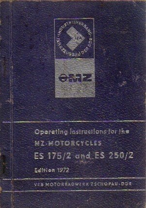 MZ Trophy ES 175/2 + ES 250/2 manual handleiding (5100z), Verzenden, Overige merken