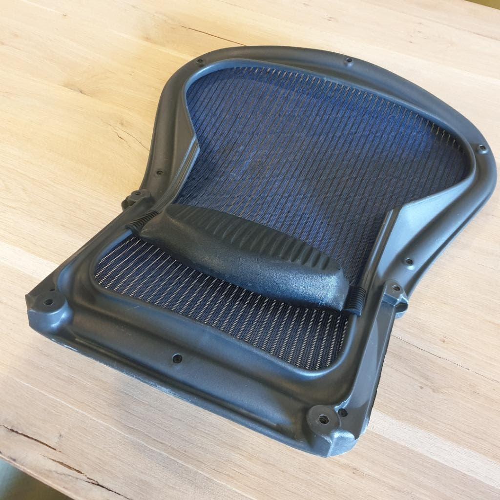 Herman Miller zeer nette rug voor een bureaustoel, Ophalen, Zo goed als nieuw, Zwart