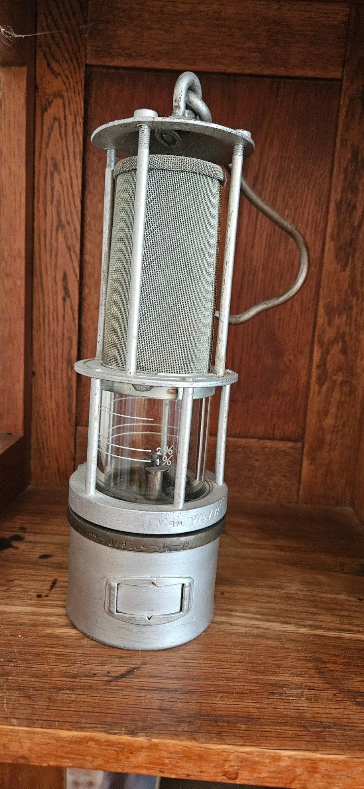 Vintage mijnlamp - veiligheidslamp, Ophalen