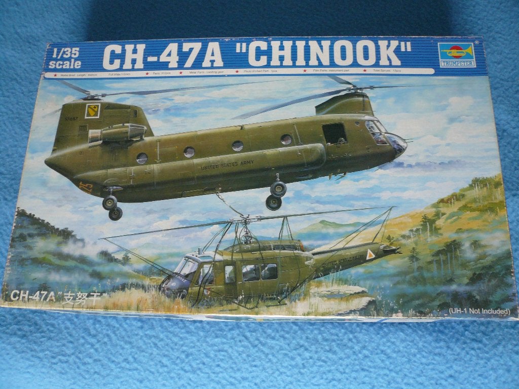 Trumpeter Chinook CH-47A helikopter Vietnam schaal 1/35, Hobby en Vrije tijd, Modelbouw | Vliegtuigen en Helikopters, Overige merken