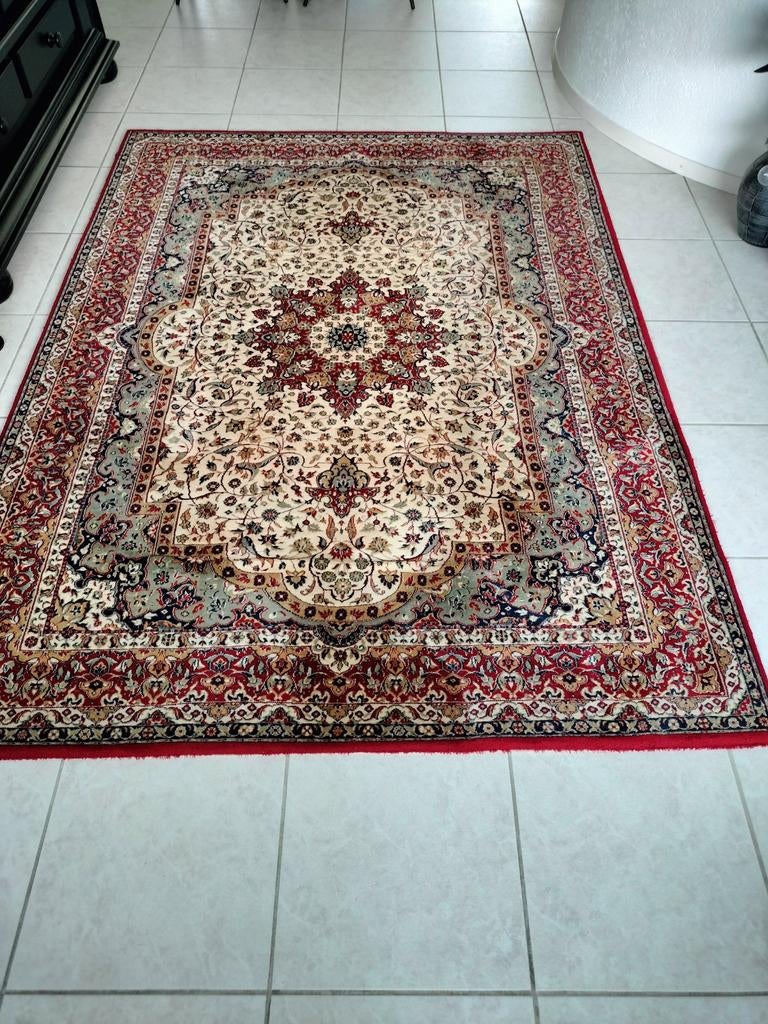 Prachtig Perzisch woltapijt, klassiek design, Huis en Inrichting, Stoffering | Tapijten en Kleden, Ophalen, 100 tot 150 cm, Groen