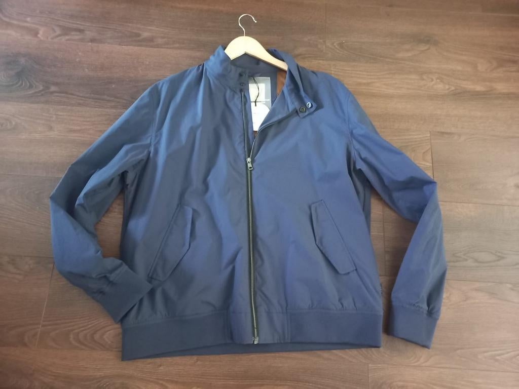 Nieuwe A.P.C. heren bomberjack - Donkerblauw - XXL, Contact@apc.fr, Blauw, Nieuw, Overige maten