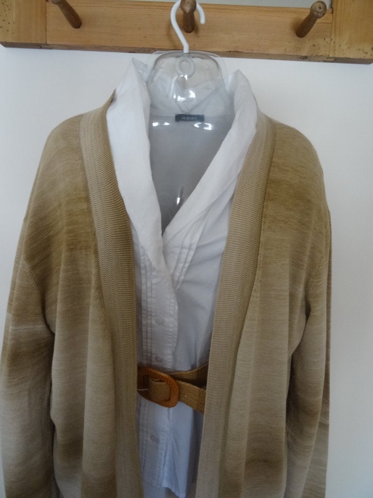YAYA knitted najaarsvest mt M, Kleding | Dames, Maat 38/40 (M), Verzenden, Beige, Zo goed als nieuw