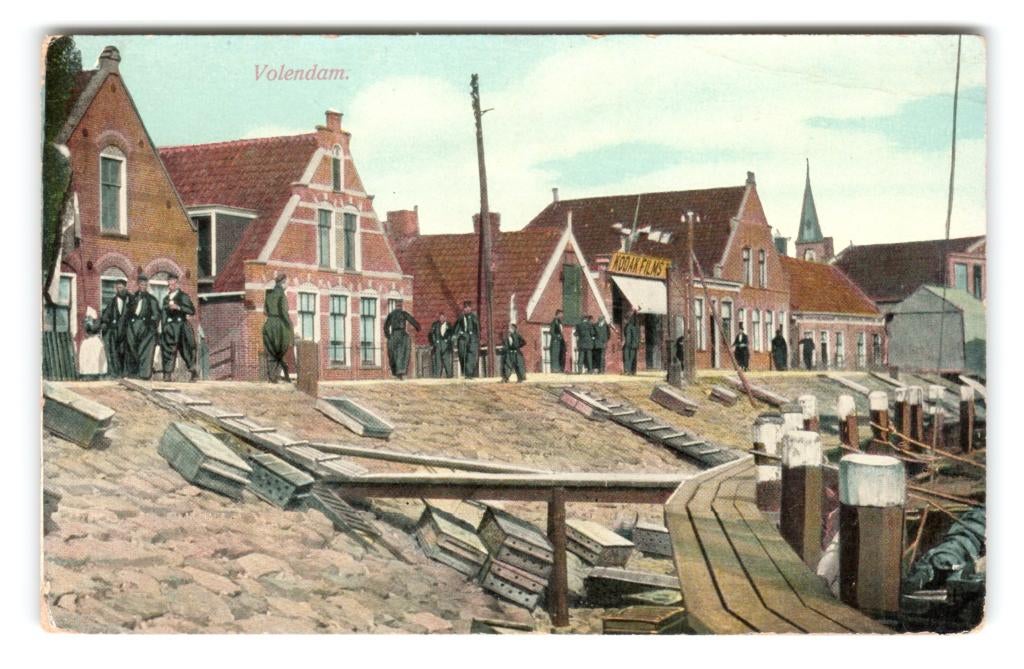 Volendam, Verzenden, 1920 tot 1940, Gelopen, Noord-Holland