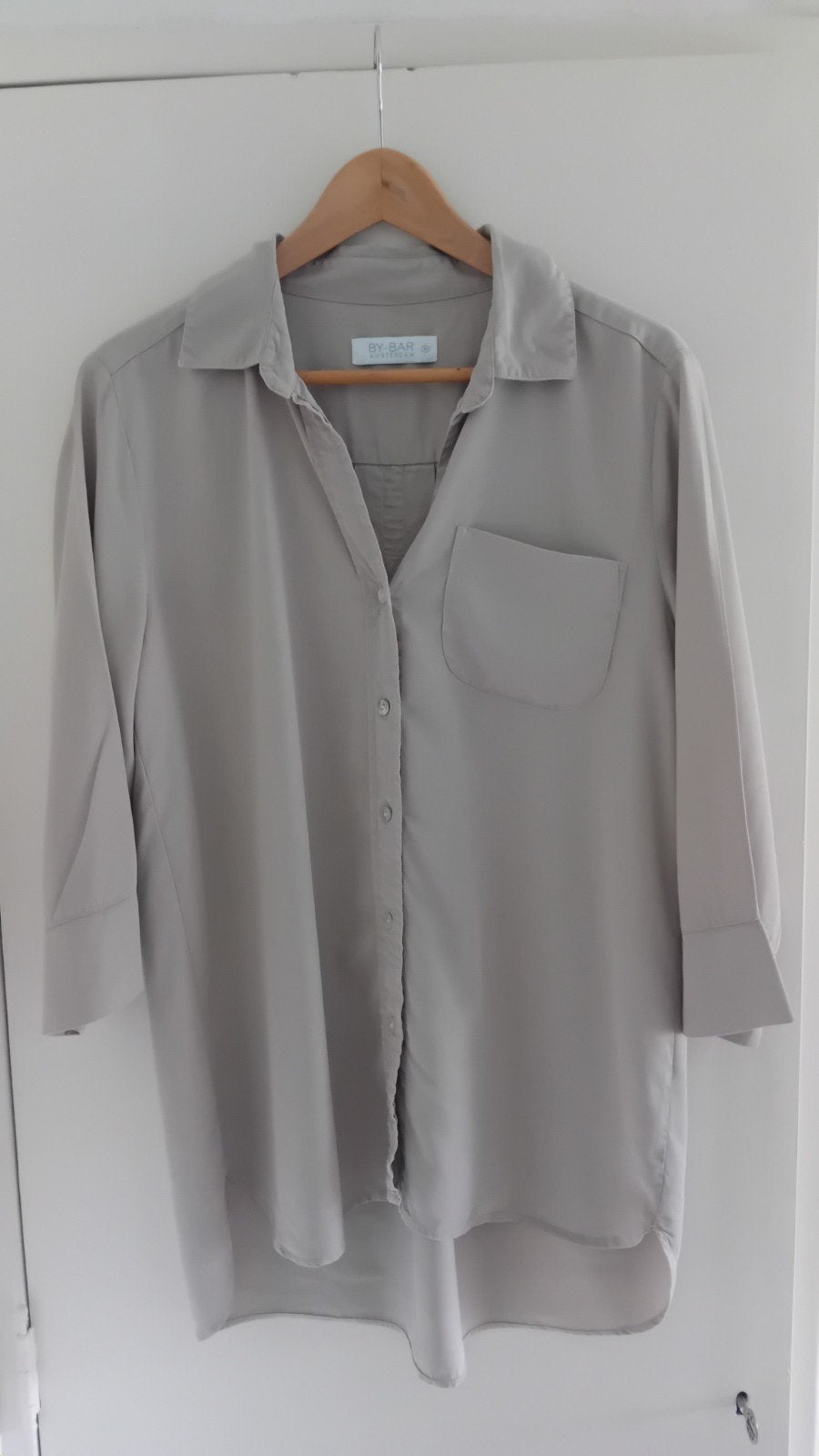 By-Bar blouse taupe beige M, Beige, Ophalen of Verzenden, Zo goed als nieuw, Maat 38/40 (M)