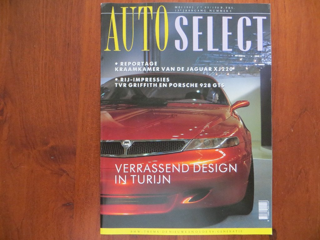 Autoselect 5 1992 Jaguar XJ220, TVR Griffith Porsche 928 GTS, Ophalen of Verzenden, Nieuw, Porsche