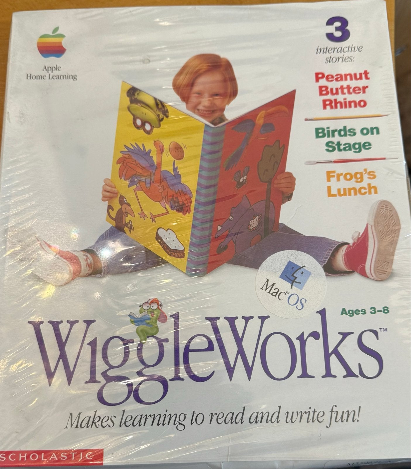Vintage WiggleWorks CD-ROM  Mac OS Leren lezen en schrijven, Puzzel en Educatief, ., 1 speler, Nieuw