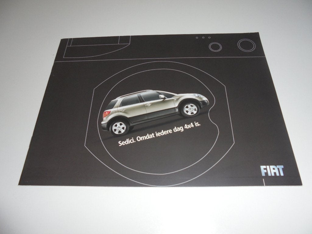 brochure Fiat Sedici  2007, Ophalen of Verzenden, Nieuw, Overige merken