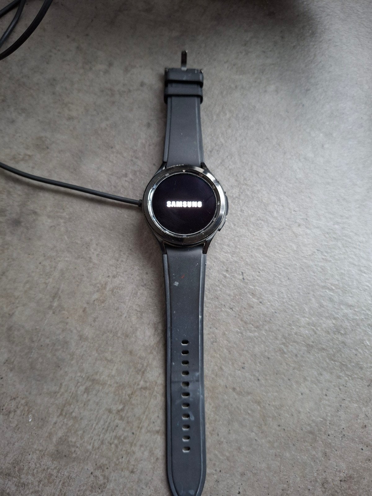 Samsung Galaxy watch 4 46mm, Ophalen of Verzenden, Gebruikt, Zwart, Android