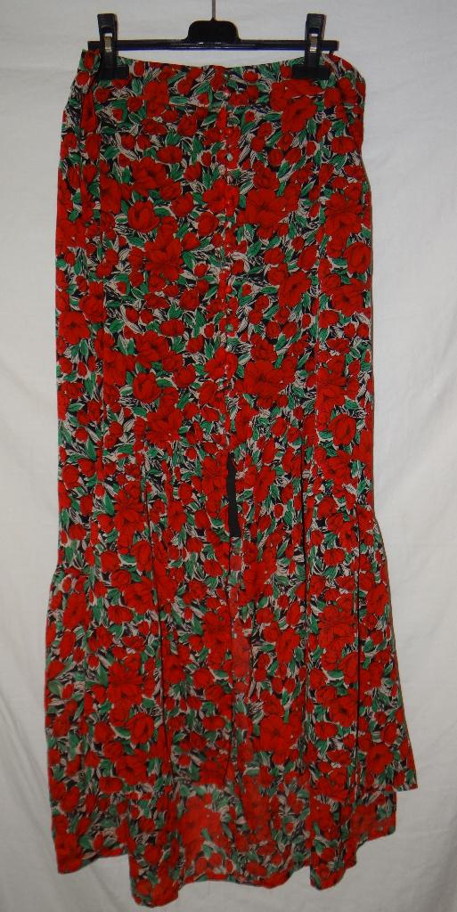 Leuke rood/groen/beige/zwarte COLOURFUL REBEL rok, Kleding | Dames, Rokken, Maat 38/40 (M), Colourful Rebel, Ophalen of Verzenden