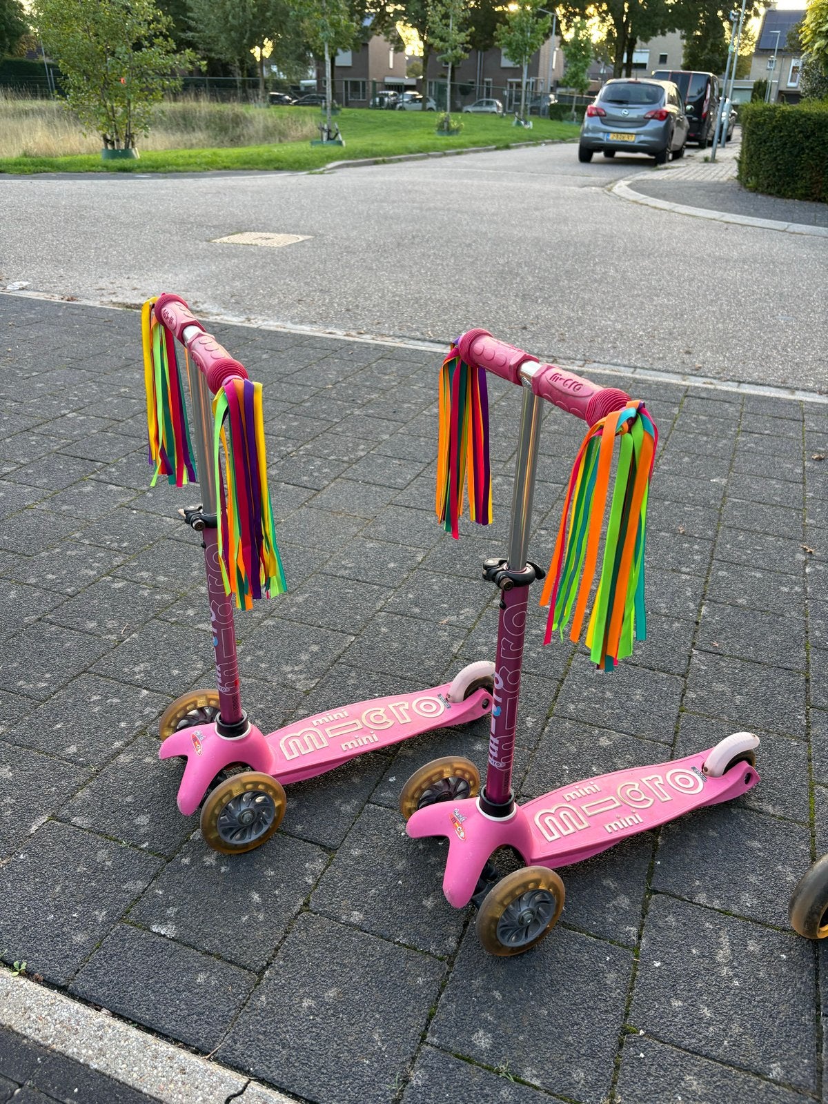Drie kindersteps: 2x Micro Mini, 1x Happy Step, Fietsen en Brommers, Ophalen of Verzenden, Gebruikt, Gewone step